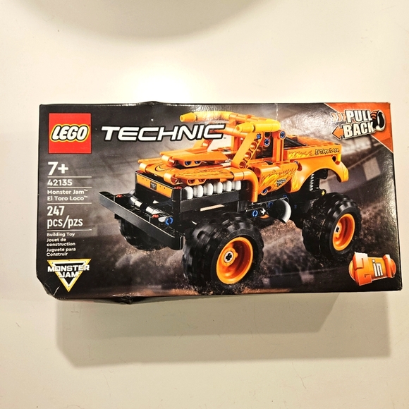 Lego Other - RetiredLEGO Technic Monster Jam El Toro Loco, 2 in 1 Pull Back Truck NEW